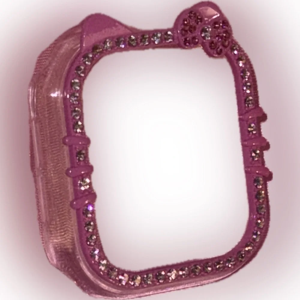 NWT - Hello Kitty Pink With Bling Apple Watch Screen Protector- Protective Case